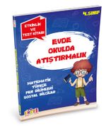 4. Sınıf Evde Okulda Atıştırmalık Etkinlik ve Test Kitabı