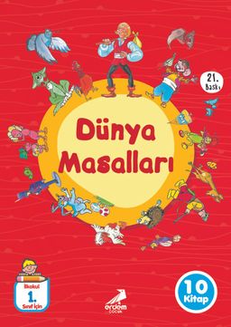 Dünya Masalları (Düz Yazılı) (10 Kitap) 