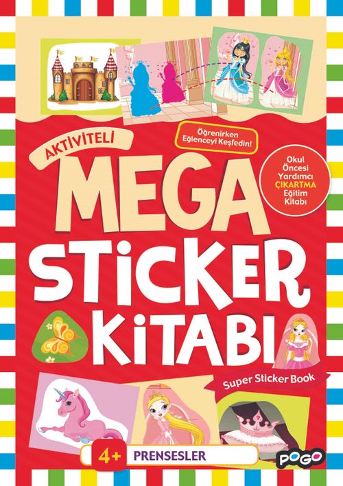 Mega Sticker Kitabı / Prensesler