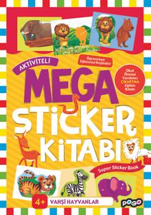 Aktiviteli Mega Sticker / Vahşi Hayvanlar