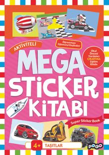Aktiviteli Mega Sticker / Taşıtlar
