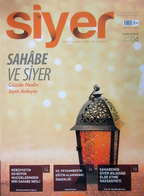 Siyer 3 Aylık İlim Tarih ve Kültür Dergisi Sayı:4 Ekim-Kasım-Aralık 2017