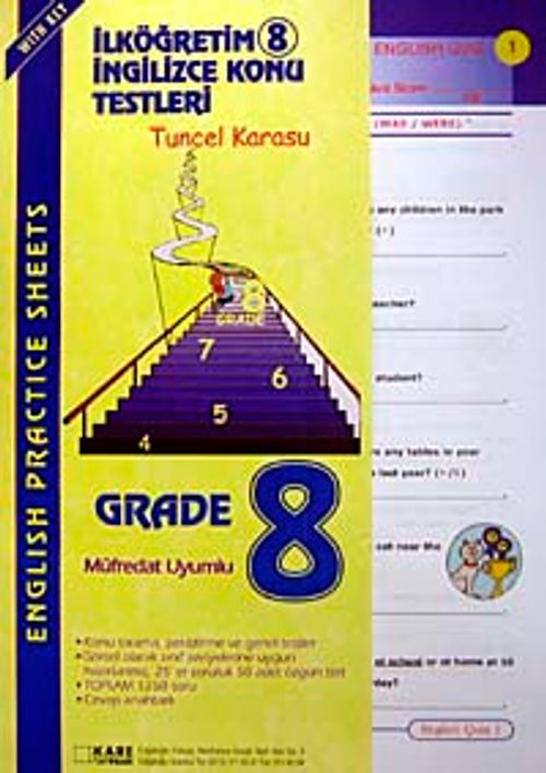 İköğretim-8 İngilizce Konu Testleri / English Practice Sheets