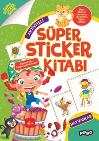 Aktiviteli Süper Sticker Kitabı / Hayvanlar