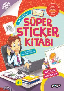 Aktiviteli Süper Sticker Kitabı / İletişim Haberleşme