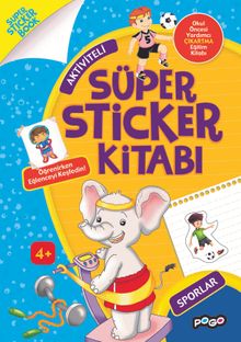 Aktiviteli Süper Sticker Kitabı / Sporlar