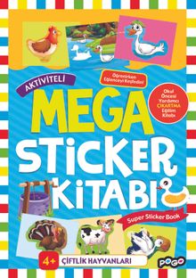 Aktiviteli Mega Sticker / Çiftlik Hayvanları