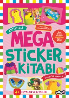Aktiviteli Mega Sticker / Eşyalar ve Giysiler