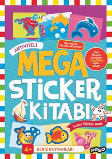 Aktiviteli Mega Sticker / Deniz Hayvanları