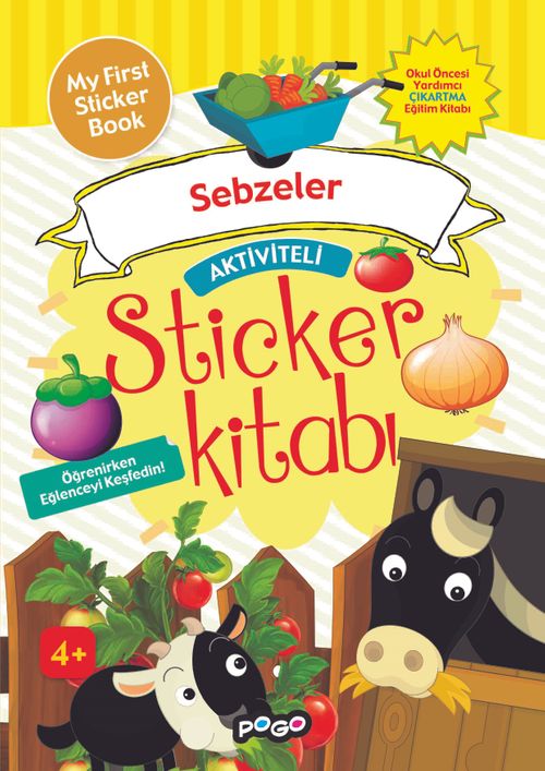Aktiviteli Sticker Kitabı / Sebzeler