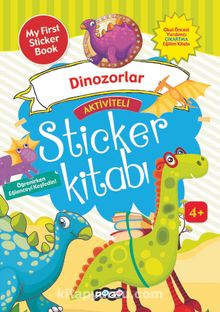 Aktiviteli Sticker Kitabı / Dinozorlar