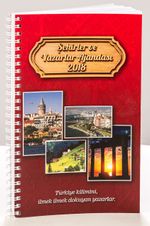 2018 Şehirler ve Yazarlar Ajandası Renkli-Spiralli (Büyük Boy)
