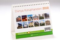 2018 Kitapyurdu Masa Takvimi (Dünya Kütüphaneleri)