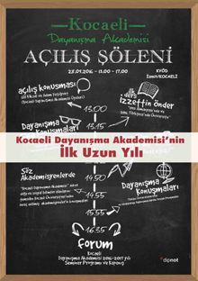 Kocaeli Dayanışma  Akademisi'nin İlk Uzun Yılı