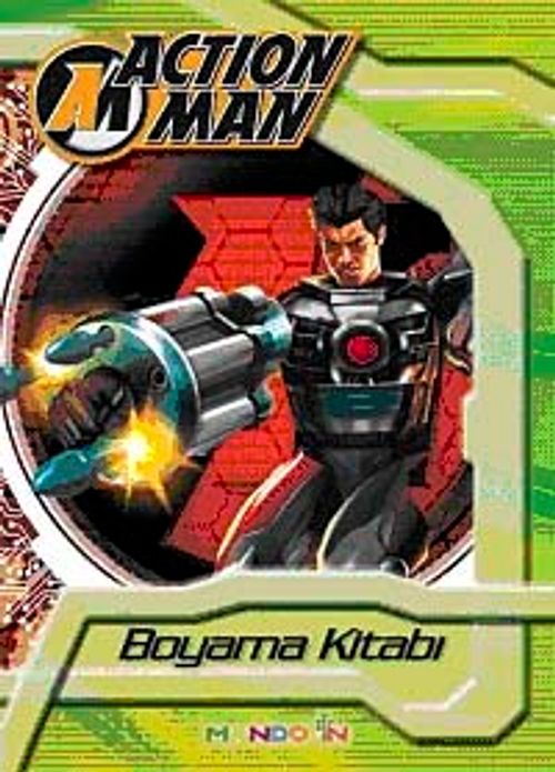 Action Man (Yeşil) Boyama Kitabı