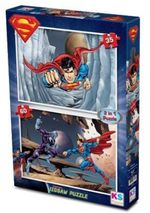 Süperman Puzzle İkisi Bir Arada 35+60 Parça