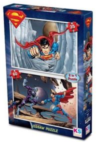 Süperman Puzzle İkisi Bir Arada 35+60 Parça