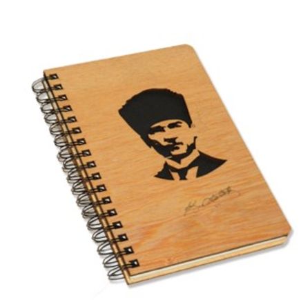 Atatürk Defteri (Ahşap Kapak)