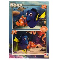 Disney Nemo İkisi Bir Arada Puzzle 17+24 Parça