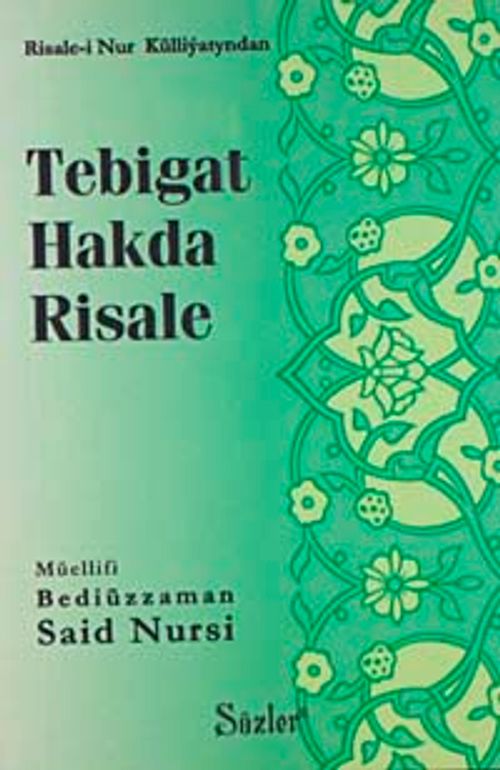 Tebigat Hakda Risale / Tabiat Risalesi (Mini Boy-Türkmence)