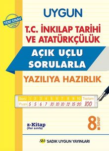 8. SINIF T.C İnkilap Tarihi ve Atatürkçülük  Açık  Uçlu Sorularla Yazılıya  Hazırlık