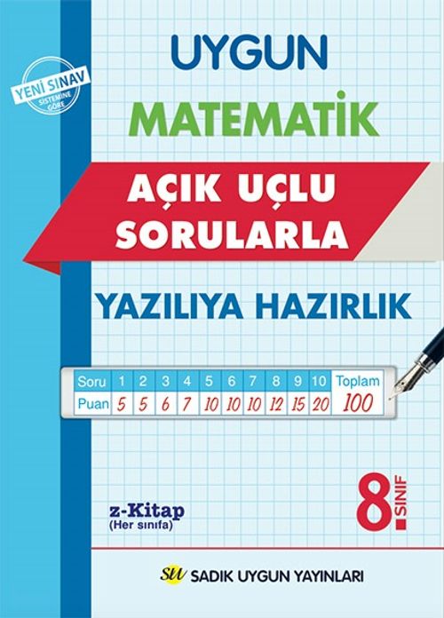 8. Sınıf Matematik Açık  Uçlu Sorularla Yazılıya  Hazırlık