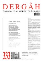 Dergah Edebiyat Sanat Kültür Dergisi Sayı 333 Kasım 2017