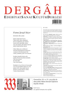 Dergah Edebiyat Sanat Kültür Dergisi Sayı 333 Kasım 2017
