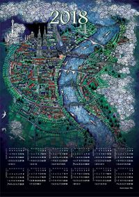 2018 Takvimli Poster - Minyatürler - Nusret Çolpan - Köln