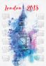 2018 Takvimli Poster - Şehirler - London - Big Ben
