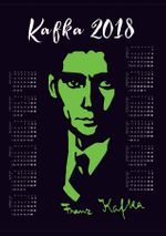 2018 Takvimli Poster - Yazarlar - Kafka