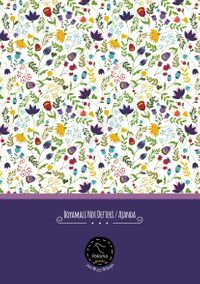 Boyamalı Not Defteri - Ajanda (Çiçekli)