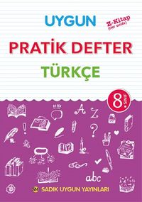 8. Sınıf Türkçe Pratik Defter (Yeni Programa Göre)