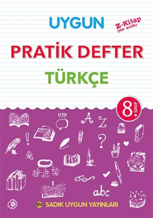8. Sınıf Türkçe Pratik Defter (Yeni Programa Göre)