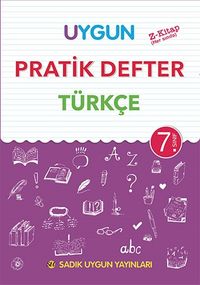 7. Sınıf Türkçe Pratik Defter (Yeni Programa Göre)