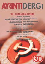 Ayrıntı İki Aylık Sosyalist Siyaset ve Kültür Dergisi Sayı:23 Ekim-Kasım 2017