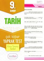 9. Sınıf Tarih Konu Tarama Yaprak Testleri