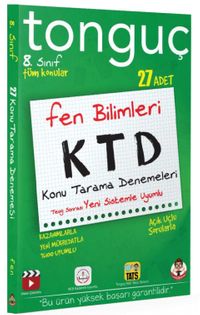 8. Sınıf Fen Bilimleri Konu Tarama Denemeleri