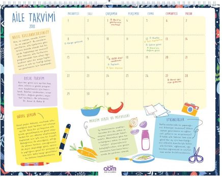 2018 Aile Takvimi