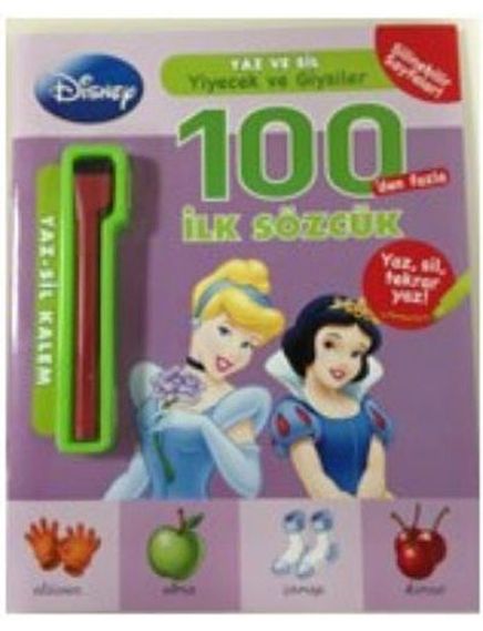 100'den Fazla İlk Sözcük / Yaz ve Sil - Yiyecek ve Giyseler