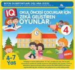 Okul Öncesi Çocuklar İçin IQ Zeka Geliştiren Oyunlar 4  (4-7 Yaş)