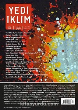7edi İklim Sayı:332 Kasım 2017 Kültür Sanat Medeniyet Edebiyat Dergisi