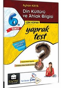 6. Sınıf Din Kültürü ve Ahlak Bilgisi Kazandıran Yaprak Test