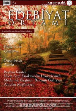 Edebiyat Ortamı Dergi Sayı:59 Kasım-Aralık 2017