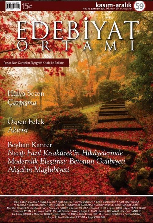 Edebiyat Ortamı Dergi Sayı:59 Kasım-Aralık 2017