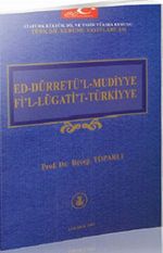 Ed-Dürretü'l-Mudiyye Fi'l-Lügati't-Türkiyye