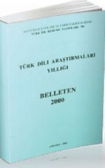 Türk Dili Araştırmaları Yıllığı Belleten  2000