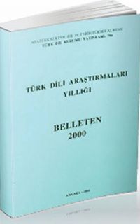Türk Dili Araştırmaları Yıllığı Belleten  2000