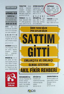 Sattım Gitti & Emlakçıya ve Emlakçı Olmak İsteyene Akıl Fikir Rehberi