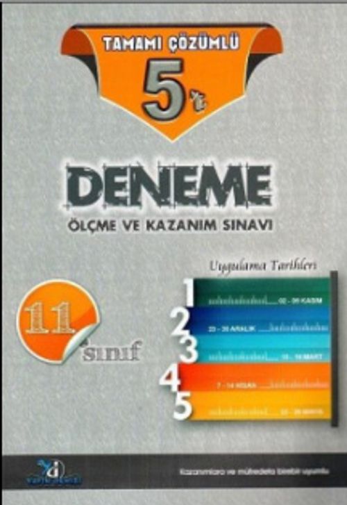 11. Sınıf Tamamı Çözümlü 5 Deneme